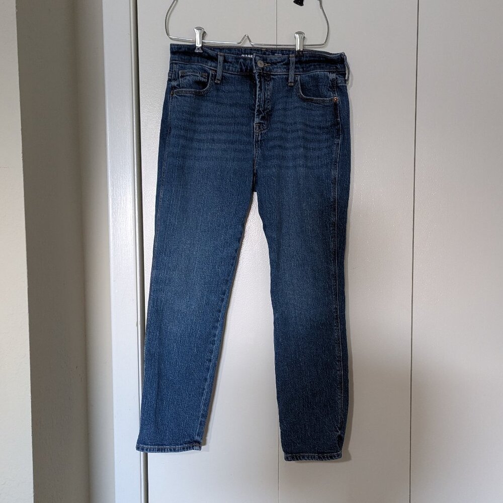 High-Waisted Vintage Slim Jeans 6 Petite (2 Pairs) 1 Blue 1 Black